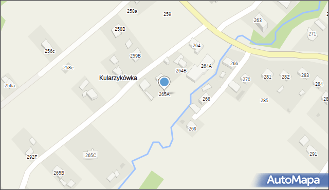 Godowa, Godowa, 265A, mapa Godowa