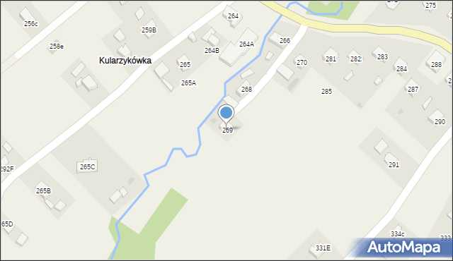 Godowa, Godowa, 269, mapa Godowa