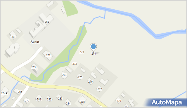 Godowa, Godowa, 274, mapa Godowa