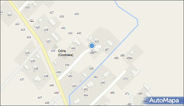 Godowa, Godowa, 456, mapa Godowa