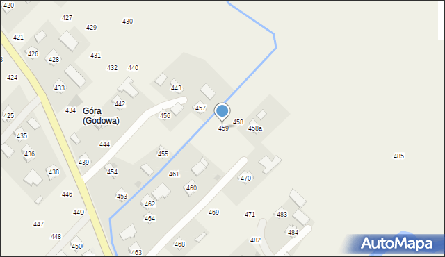 Godowa, Godowa, 459, mapa Godowa