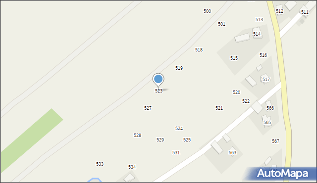 Godowa, Godowa, 523, mapa Godowa