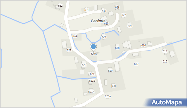 Godowa, Godowa, 622A, mapa Godowa