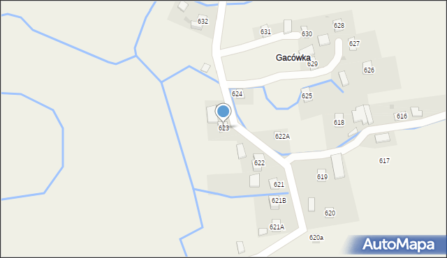Godowa, Godowa, 623, mapa Godowa
