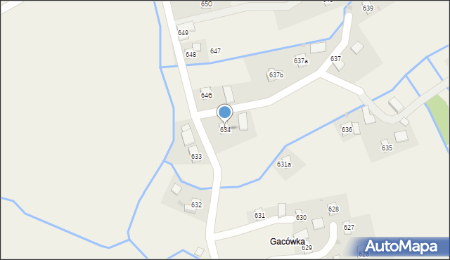 Godowa, Godowa, 634, mapa Godowa