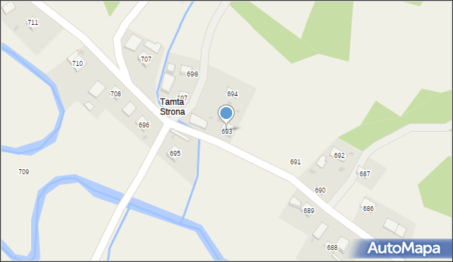Godowa, Godowa, 693, mapa Godowa