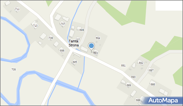 Godowa, Godowa, 697A, mapa Godowa