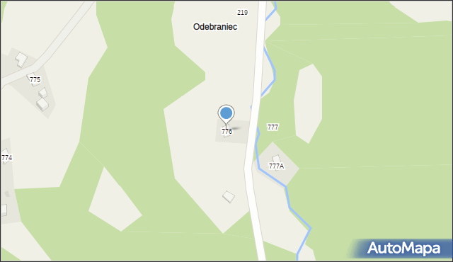 Godowa, Godowa, 776, mapa Godowa