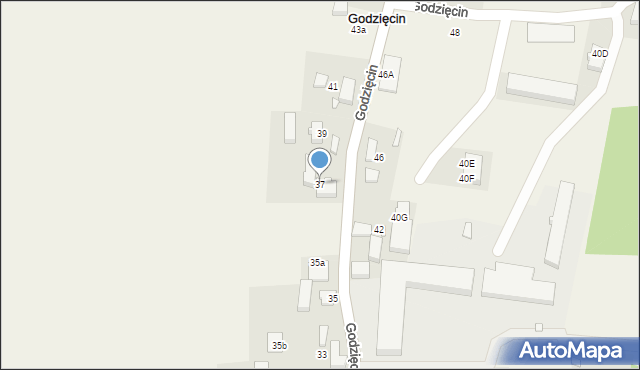 Godzięcin, Godzięcin, 37, mapa Godzięcin