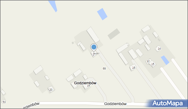 Godziembów, Godziembów, 69, mapa Godziembów