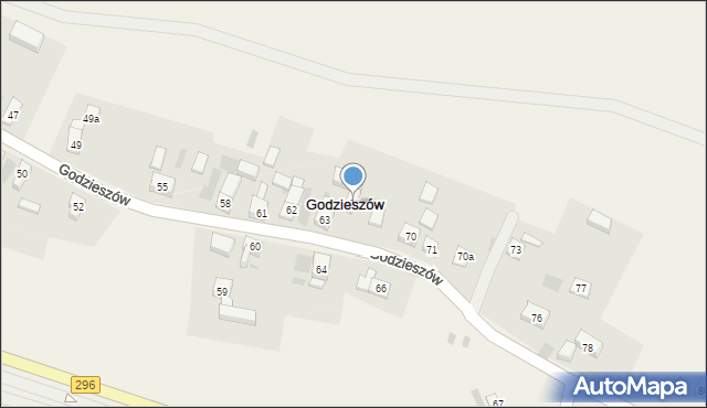 Godzieszów, Godzieszów, 69, mapa Godzieszów