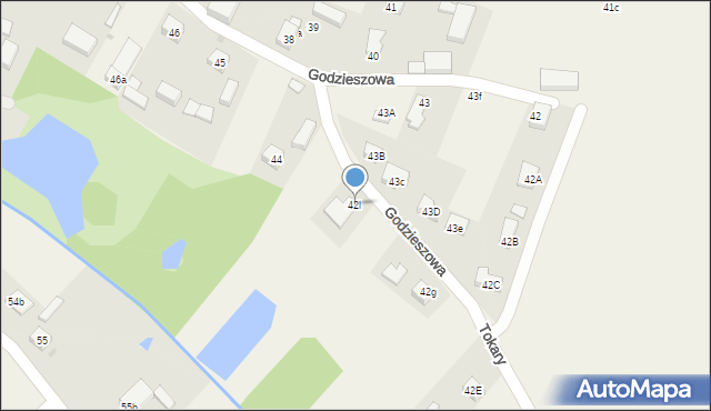 Godzieszowa, Godzieszowa, 42l, mapa Godzieszowa