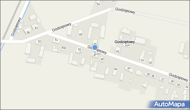 Godziętowy, Godziętowy, 47, mapa Godziętowy