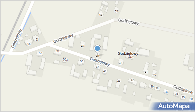 Godziętowy, Godziętowy, 48, mapa Godziętowy