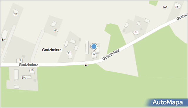 Godzimierz, Godzimierz, 12, mapa Godzimierz