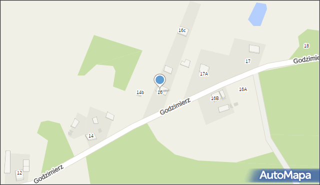 Godzimierz, Godzimierz, 16, mapa Godzimierz