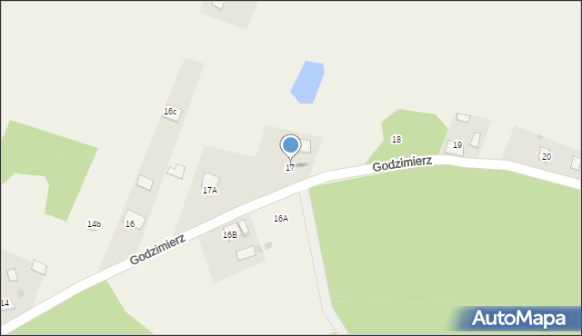 Godzimierz, Godzimierz, 17, mapa Godzimierz