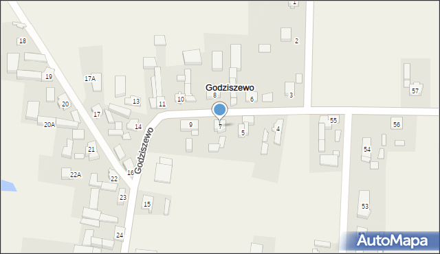 Godziszewo, Godziszewo, 7, mapa Godziszewo