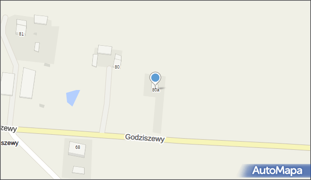 Godziszewy, Godziszewy, 80a, mapa Godziszewy