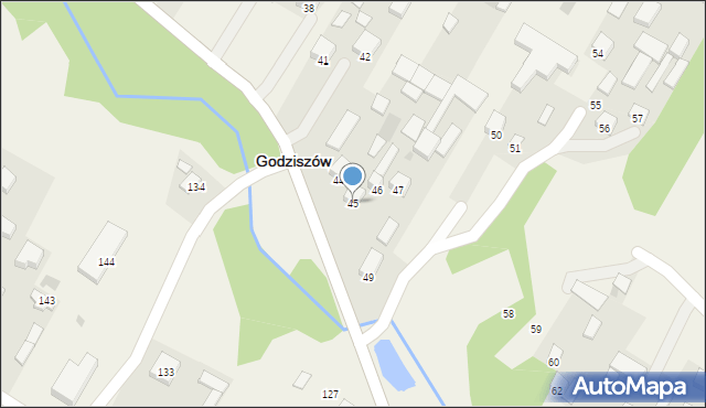 Godziszów, Godziszów Drugi, 45, mapa Godziszów