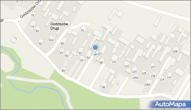 Godziszów, Godziszów Drugi, 97, mapa Godziszów