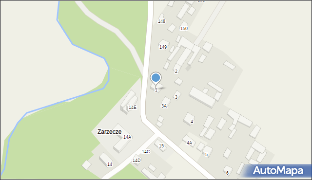 Godziszów, Godziszów Trzeci, 1, mapa Godziszów