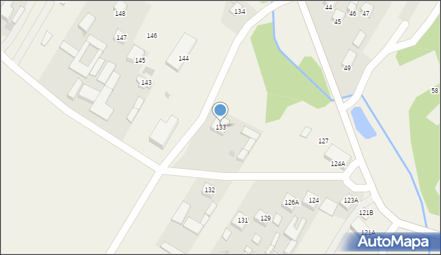 Godziszów, Godziszów Trzeci, 133, mapa Godziszów