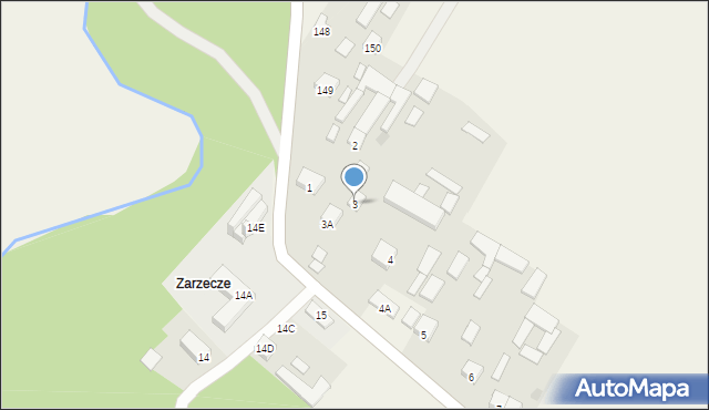 Godziszów, Godziszów Trzeci, 3, mapa Godziszów