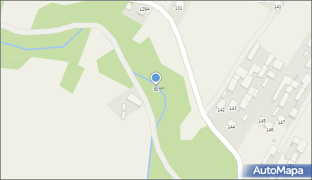 Godziszów, Godziszów Trzeci, 92, mapa Godziszów