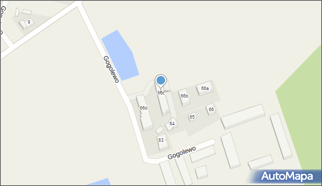 Gogolewo, Gogolewo, 66c, mapa Gogolewo