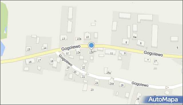 Gogolewo, Gogolewo, 12b, mapa Gogolewo