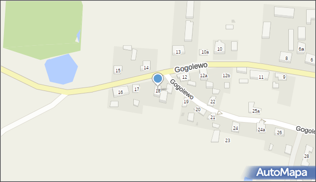 Gogolewo, Gogolewo, 18, mapa Gogolewo