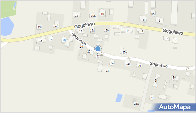 Gogolewo, Gogolewo, 21, mapa Gogolewo
