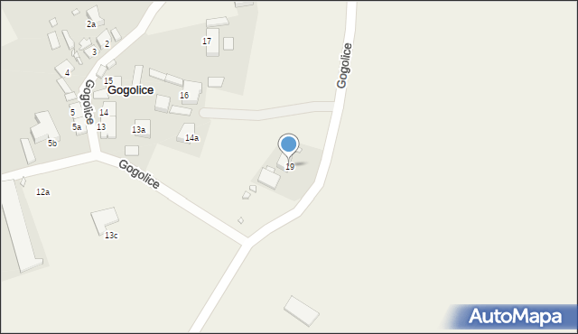 Gogolice, Gogolice, 19, mapa Gogolice