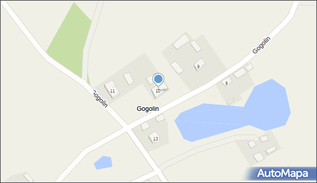 Gogolin, Gogolin, 10, mapa Gogolin