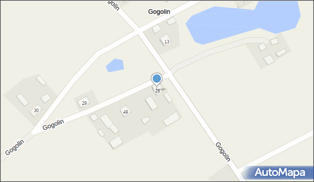 Gogolin, Gogolin, 28, mapa Gogolin