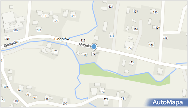 Gogołów, Gogołów, 74, mapa Gogołów