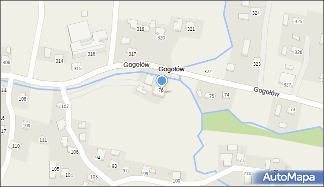 Gogołów, Gogołów, 76b, mapa Gogołów