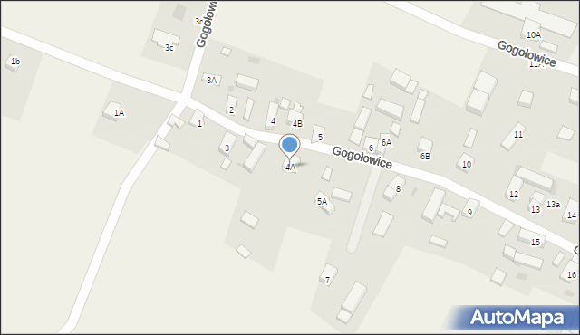 Gogołowice, Gogołowice, 4A, mapa Gogołowice