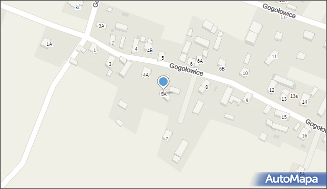 Gogołowice, Gogołowice, 5A, mapa Gogołowice