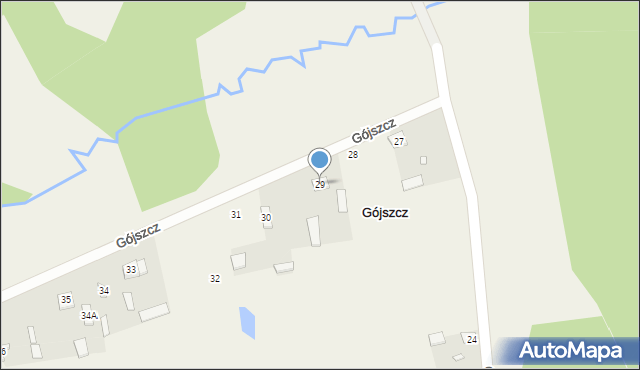 Gójszcz, Gójszcz, 29, mapa Gójszcz