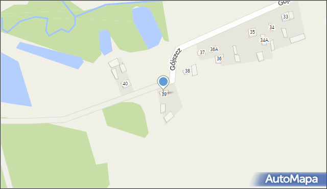 Gójszcz, Gójszcz, 39, mapa Gójszcz