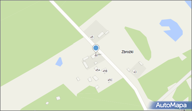 Gójszcz, Gójszcz, 44, mapa Gójszcz