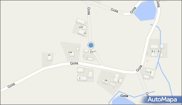 Gola, Gola, 13, mapa Gola