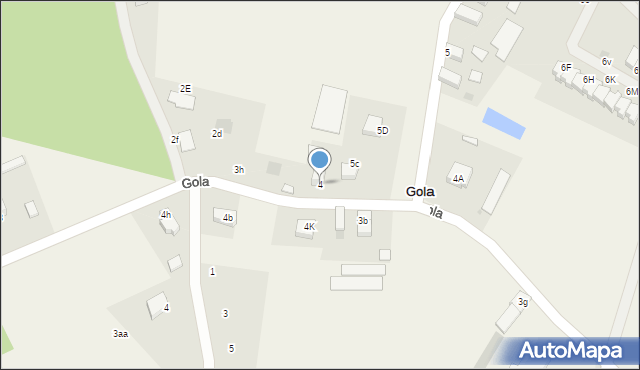 Gola, Gola, 4, mapa Gola