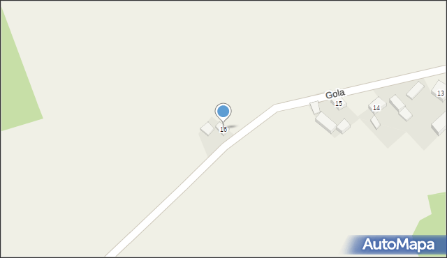Gola, Gola, 16, mapa Gola