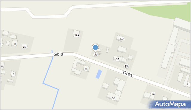 Gola, Gola, 39, mapa Gola