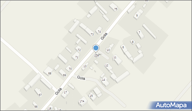 Gola, Gola, 12a, mapa Gola