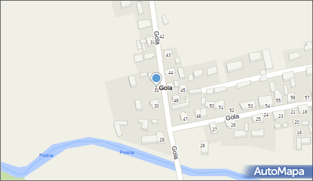 Gola, Gola, 31, mapa Gola