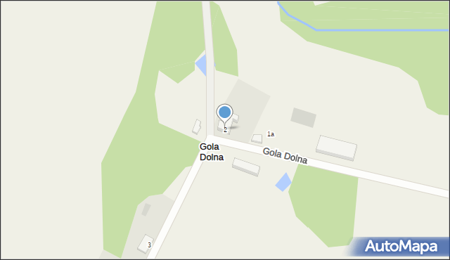 Gola Dolna, Gola Dolna, 2, mapa Gola Dolna